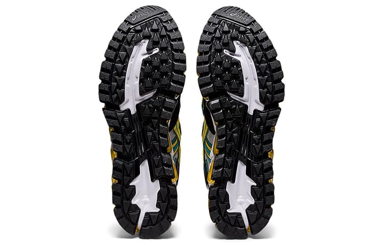 Кроссовки для бега Asics Gel-Nandi 360 Black Yellow Green - изображение 7