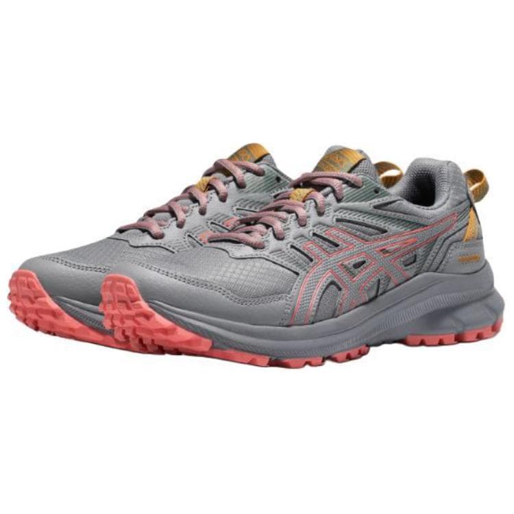 Кроссовки для бега Asics Trail Scout 2 Low Top Trail Беговые кроссовки Женские Серый Оранжевый - изображение 2