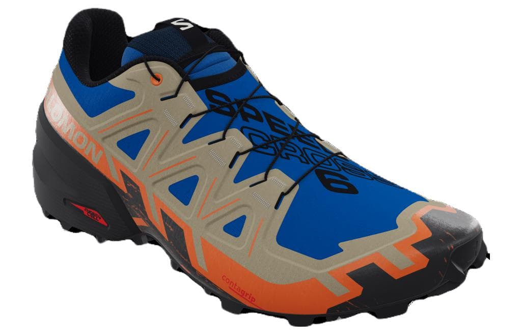 Кроссовки Salomon Speedcross 6 Беговые кроссовки Мужские Синие Серые - изображение 2