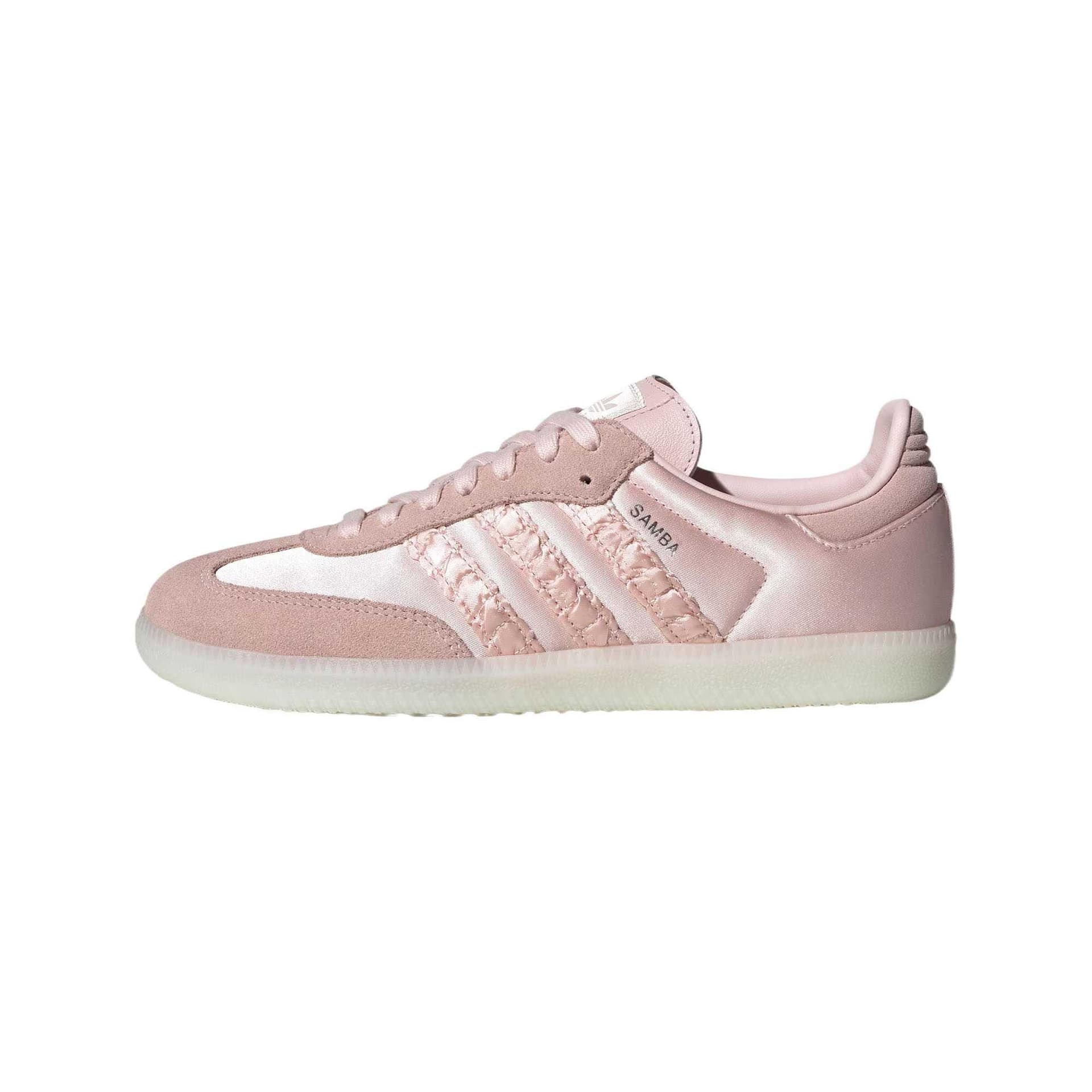 Кроссовки Adidas Originals Samba OG Амортизация Низкие Кроссовки для Скейтбординга Женские Светло-Розовые - изображение 1