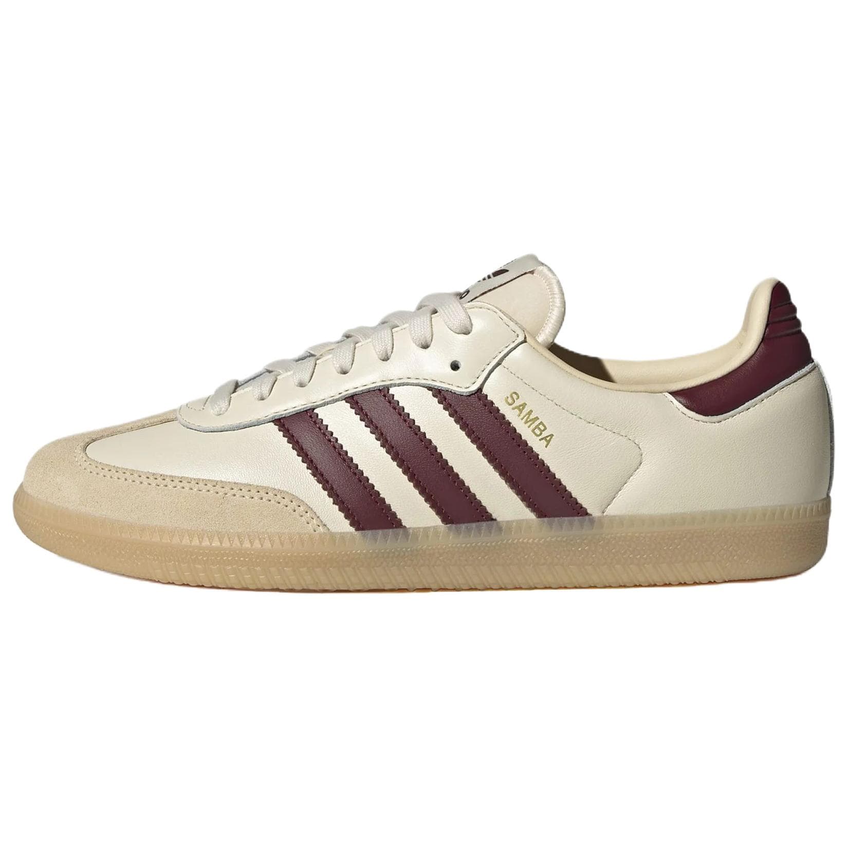 Кроссовки Adidas Originals Samba OG Low Топ Скейтборд Обувь Унисекс Бежевый - изображение 1
