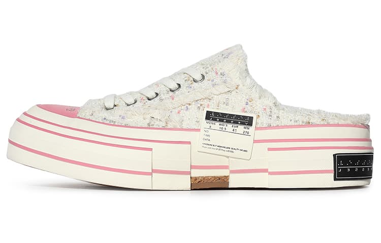 Кроссовки xVESSEL G.O.P. Slip On "White Tweed" - изображение 2