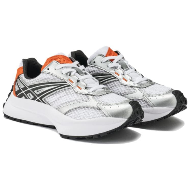 Кроссовки Onitsuka Tiger противоскользящая устойчивая к истиранию низкий верх повседневная обувь унисекс белый черный оранжевый - изображение 3