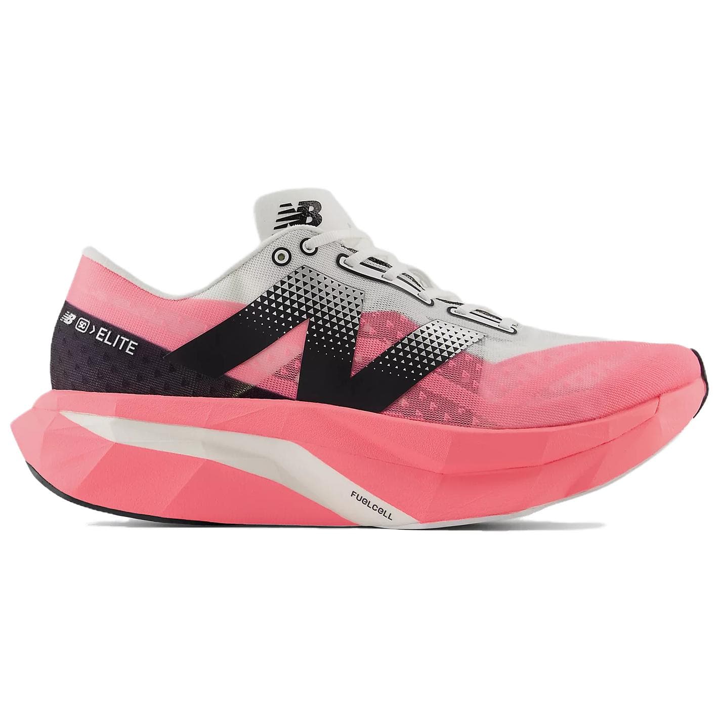 Кроссовки для бега New Balance Elite V4 Комфортные Низкие Повседневные Беговые Кроссовки Женские Розовый Белый Черный - изображение 2