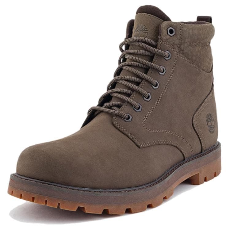 Ботинки уличные Timberland Britton Road Водонепроницаемый и Износостойкий Короткий Аутдор Мужской Темно-Коричневый - изображение 3