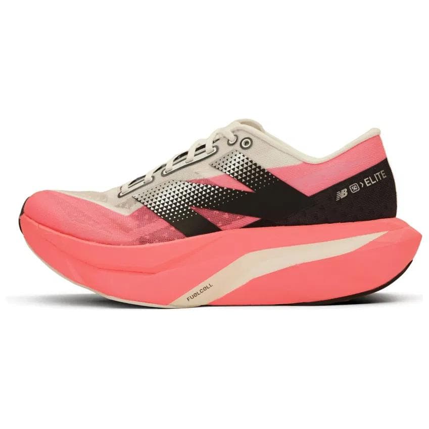 Кроссовки для бега New Balance Elite V4 Комфортные Низкие Повседневные Беговые Кроссовки Женские Розовый Белый Черный - изображение 1