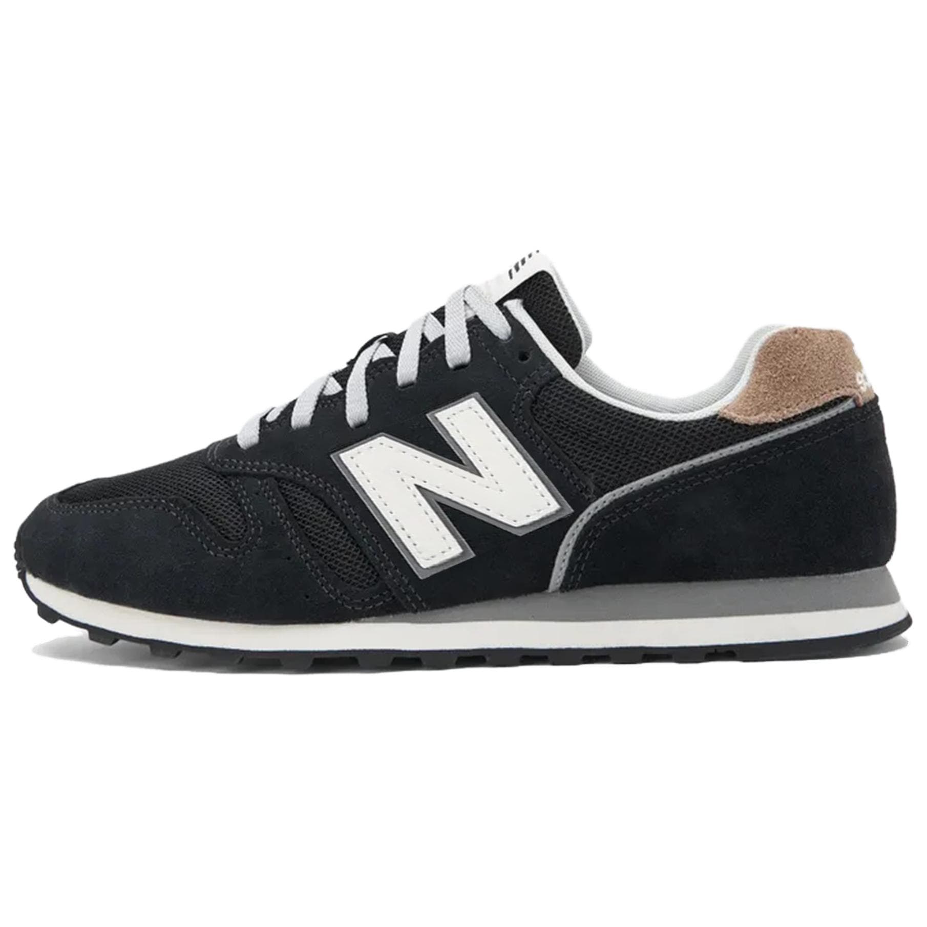Кроссовки для бега New Balance NB 373 V2 Дышащие Низкие Беговые Кроссовки Унисекс Черные - изображение 1