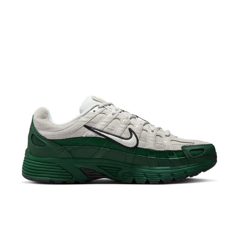 Кроссовки для бега Nike P 6000 Амортизация Устойчивость к истиранию Низкий Топ Беговые кроссовки Унисекс Белый Зеленый - изображение 2