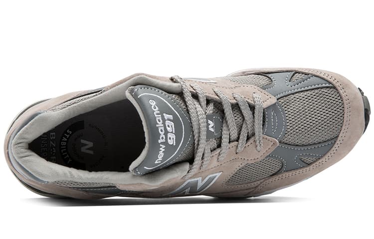 Кроссовки для бега New Balance 991 Grey - изображение 3