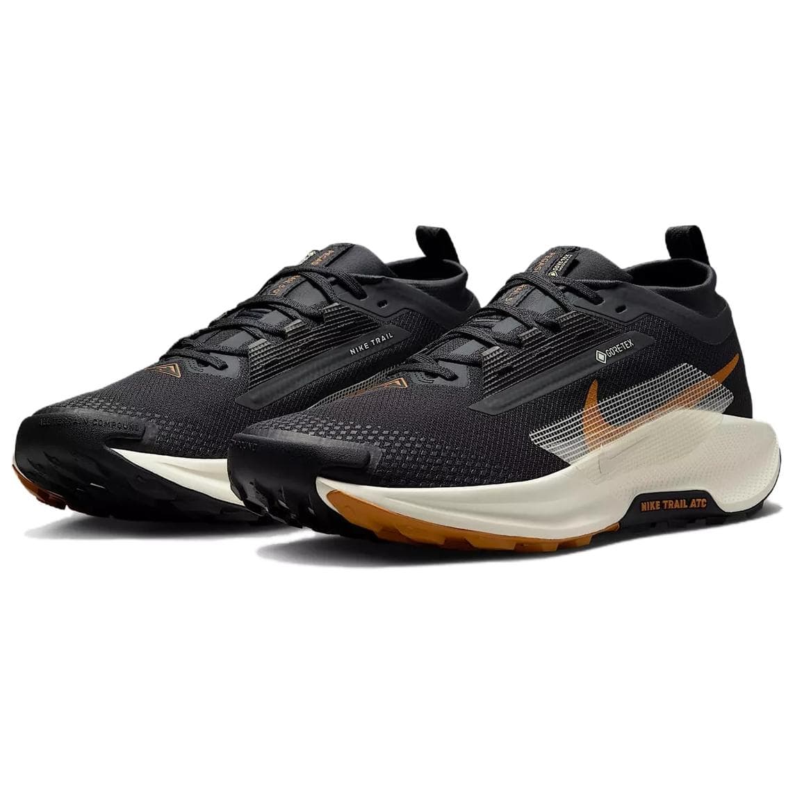 Кроссовки для бега NIKE Pegasus Trail 5 Теплоизоляционный Водонепроницаемый Low Топ Беговые кроссовки Мужской Черный - изображение 2