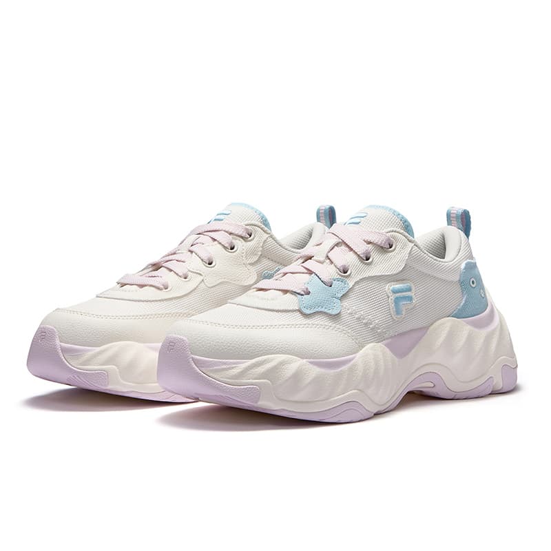 Кроссовки FILA FUSION Starfish 2 Low Top Повседневная Обувь Женская Снежно-Белый Розовый - изображение 2