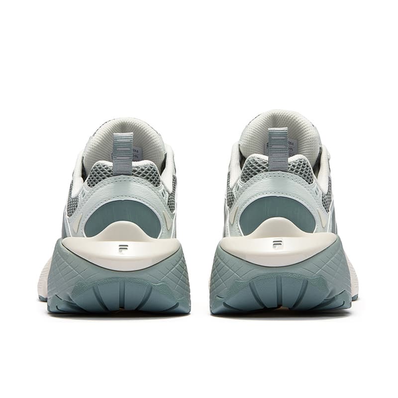 Кроссовки для бега FILA FUSION Ring Low Top Беговые кроссовки Женские Starry Желтый Молочный Зеленый - изображение 5