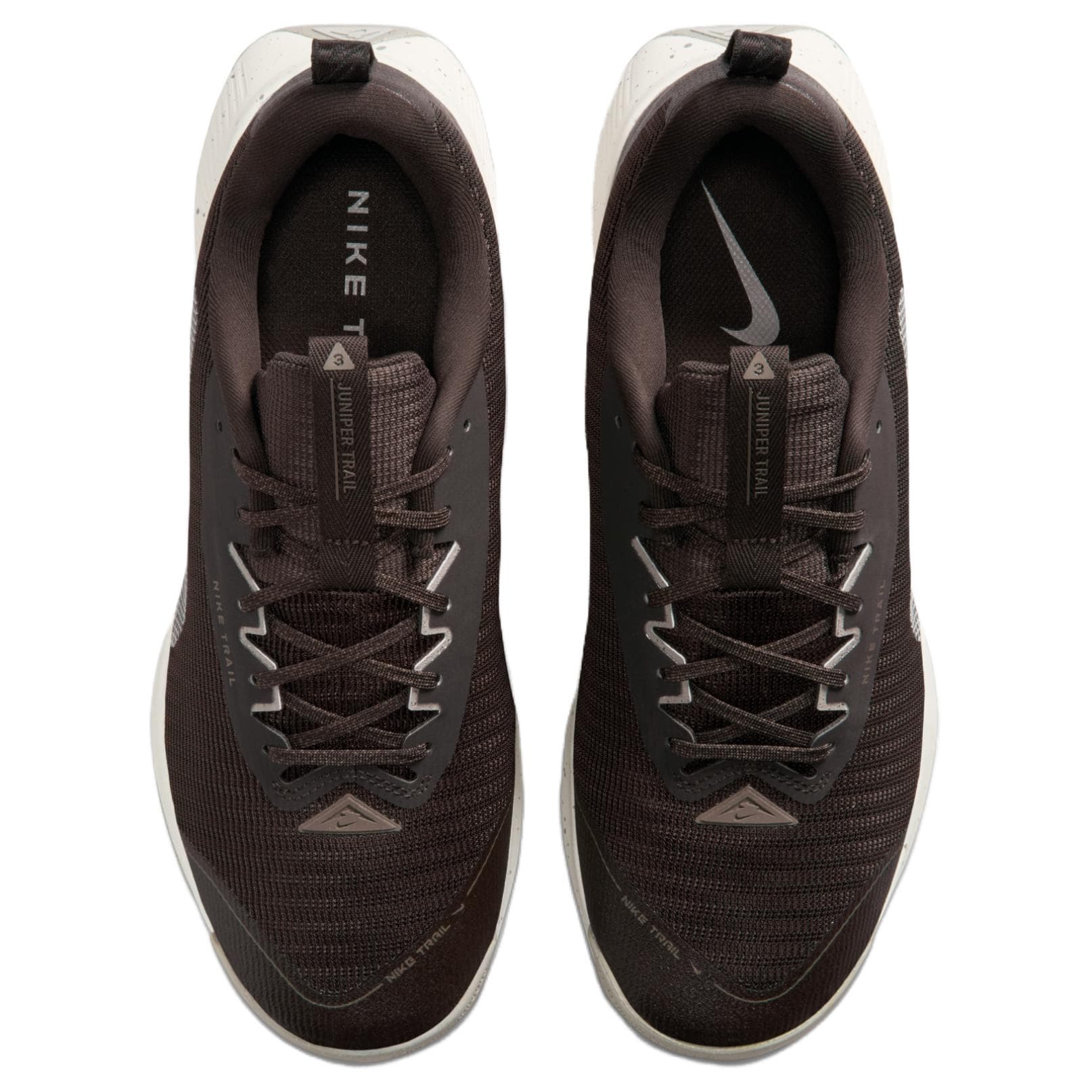 Кроссовки для бега Nike Juniper Trail 3 Повседневные Кроссовки для Трейлраннинга Мужские Темно-Коричневый Белый - изображение 4