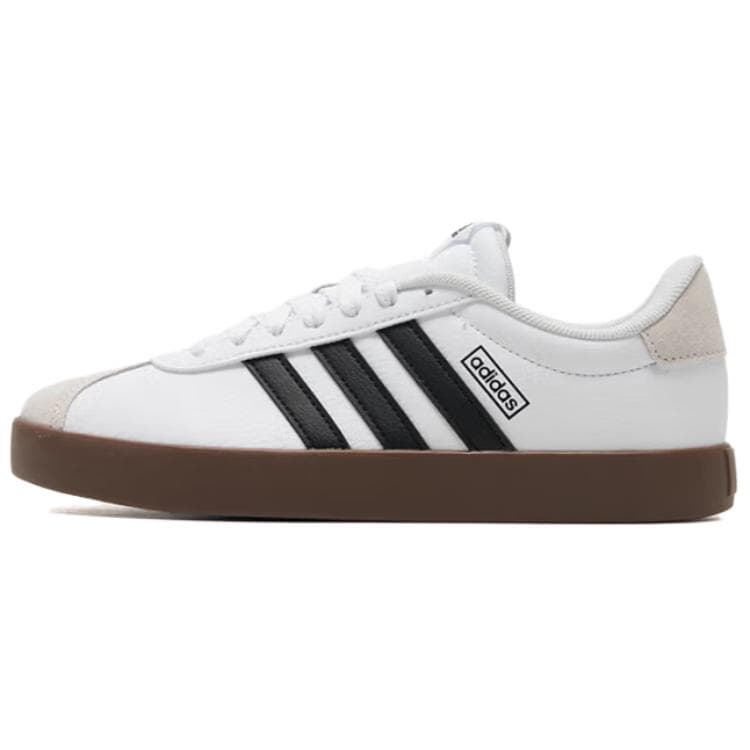 Кроссовки Adidas VL COURT 3,0 Противоскользящая Устойчивая к истиранию Низкий Топ Скейтборд Обувь Женская Белая - изображение 1
