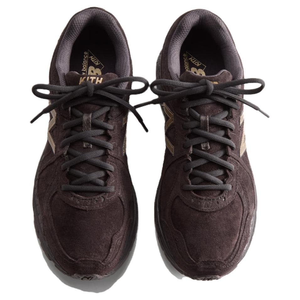 Кроссовки для бега Кроссовки для бега Kith x New Balance 860 V2 Мужские Кофейно-Коричневые - изображение 3