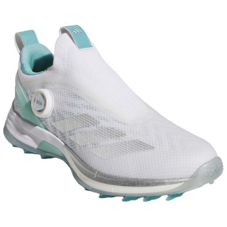 Кроссовки для гольфа Adidas Adizero ZG Устойчивая к истиранию Низкая Обувь для гольфа Женская Белая Серебряная - изображение 3
