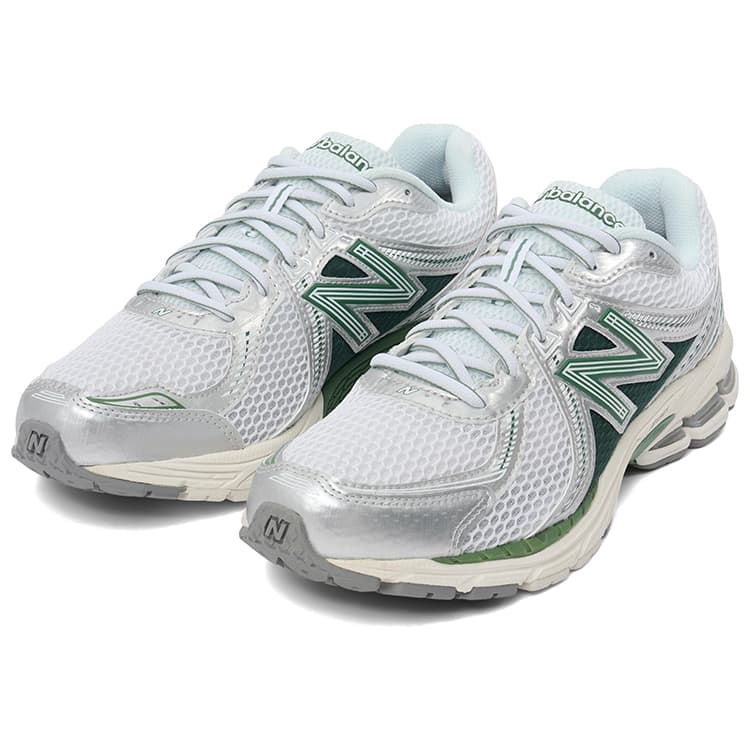 Кроссовки для бега New Balance 860 v2 Green White Silver - изображение 3