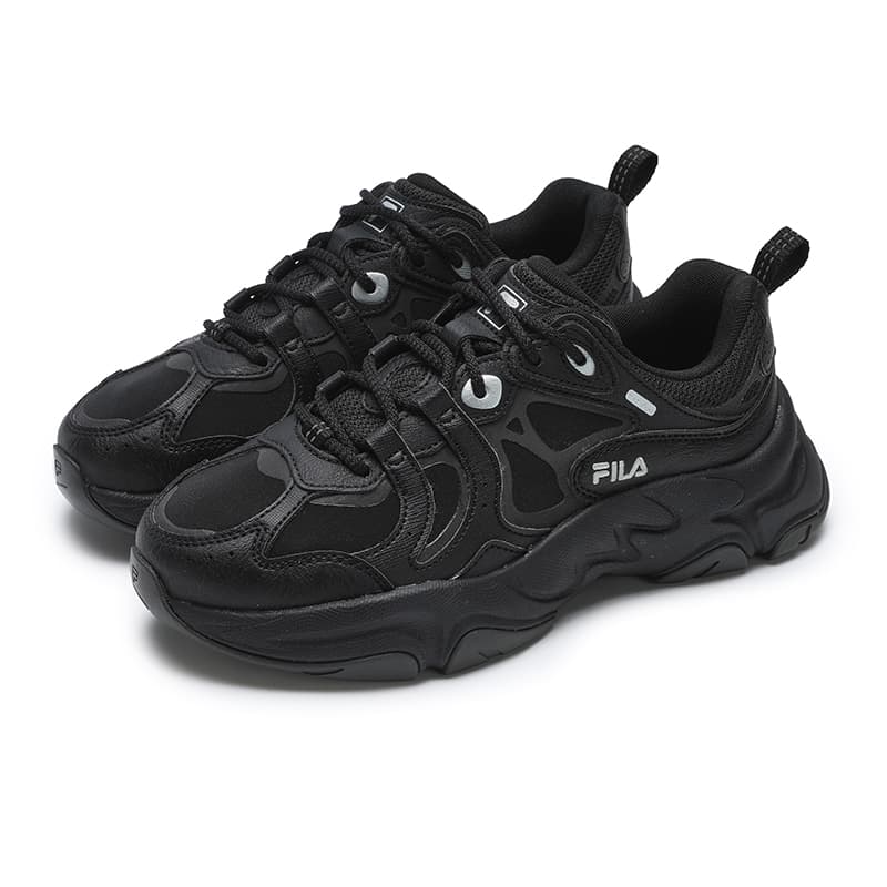Кроссовки для бега FILA MARS 3 Текстиль Синтетическая кожа Низкие кроссовки для бега Мужские Черные - изображение 3