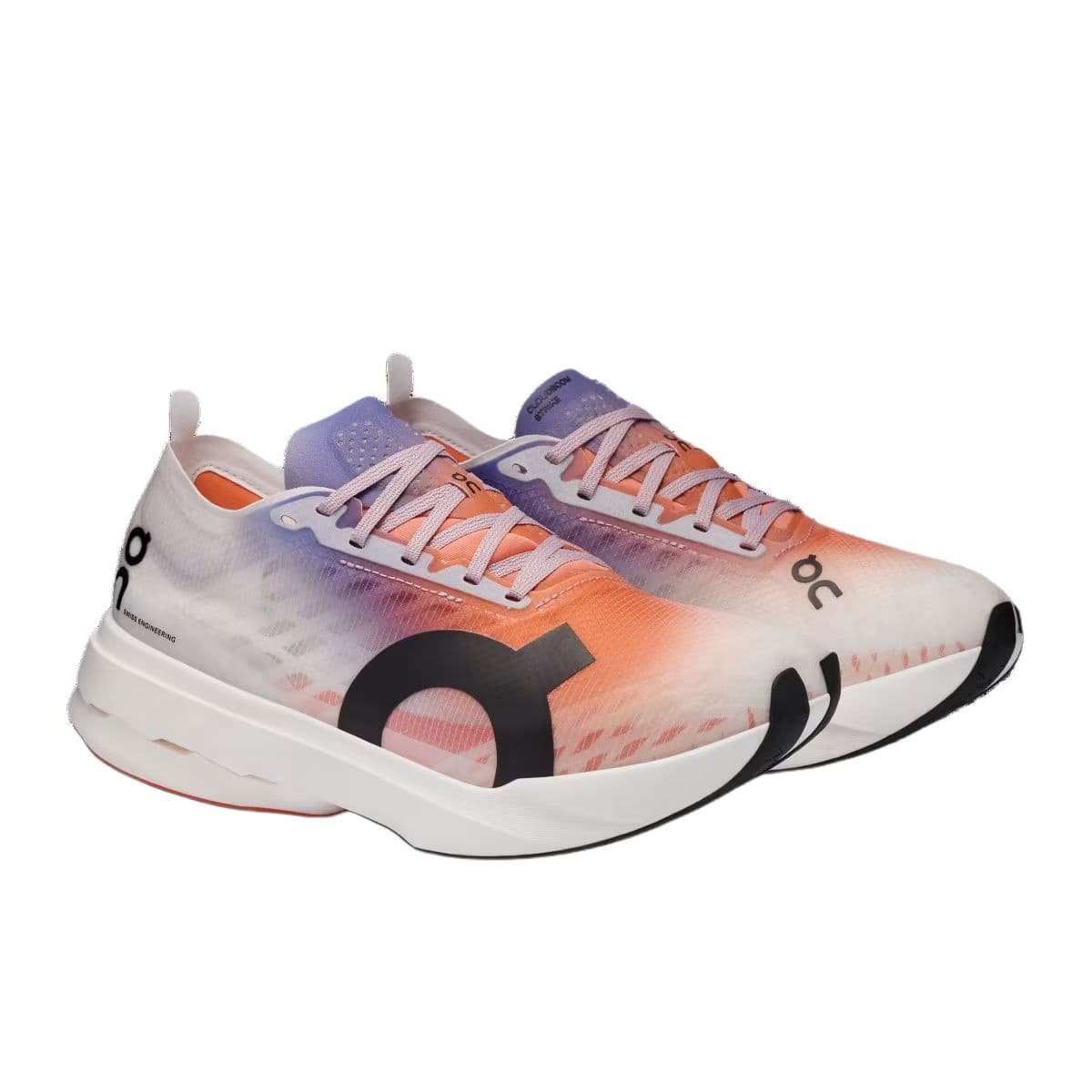 Кроссовки для бега On Cloudboom Strike White Orange — фото 3
