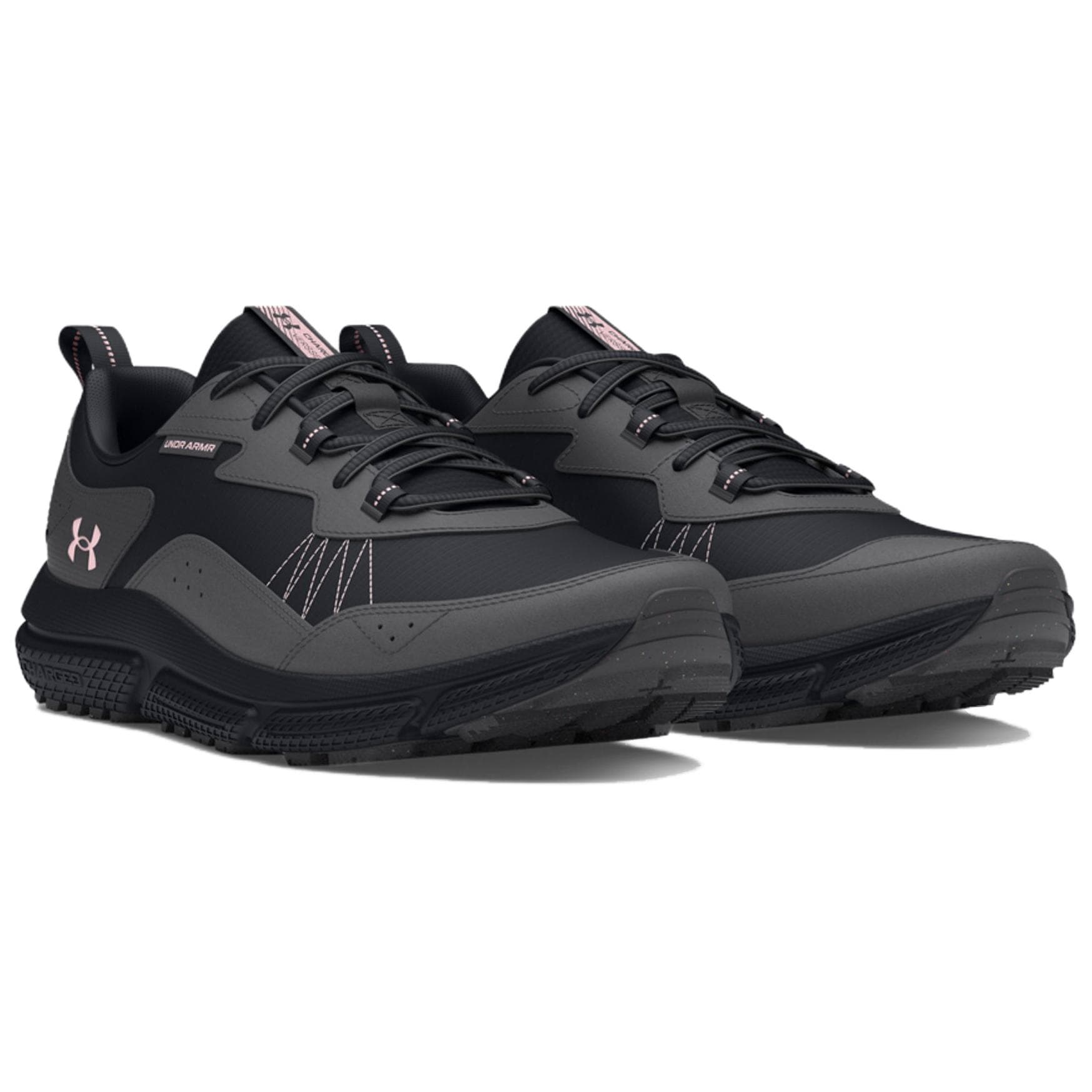 Кроссовки для бега Under Armour Charged Verssert Low Топ Повседневные беговые кроссовки Женские Черные - изображение 3