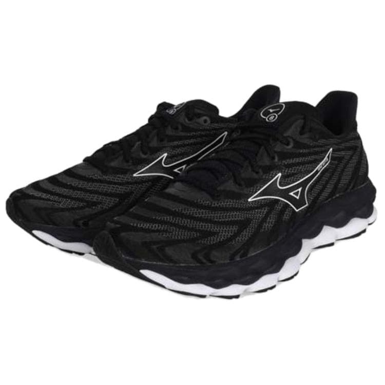 Кроссовки для бега Mizuno WAVE SKY 8 Спортивная Искусственная Кожа Противоскользящая Устойчивая к Износу Низкий Топ - изображение 3