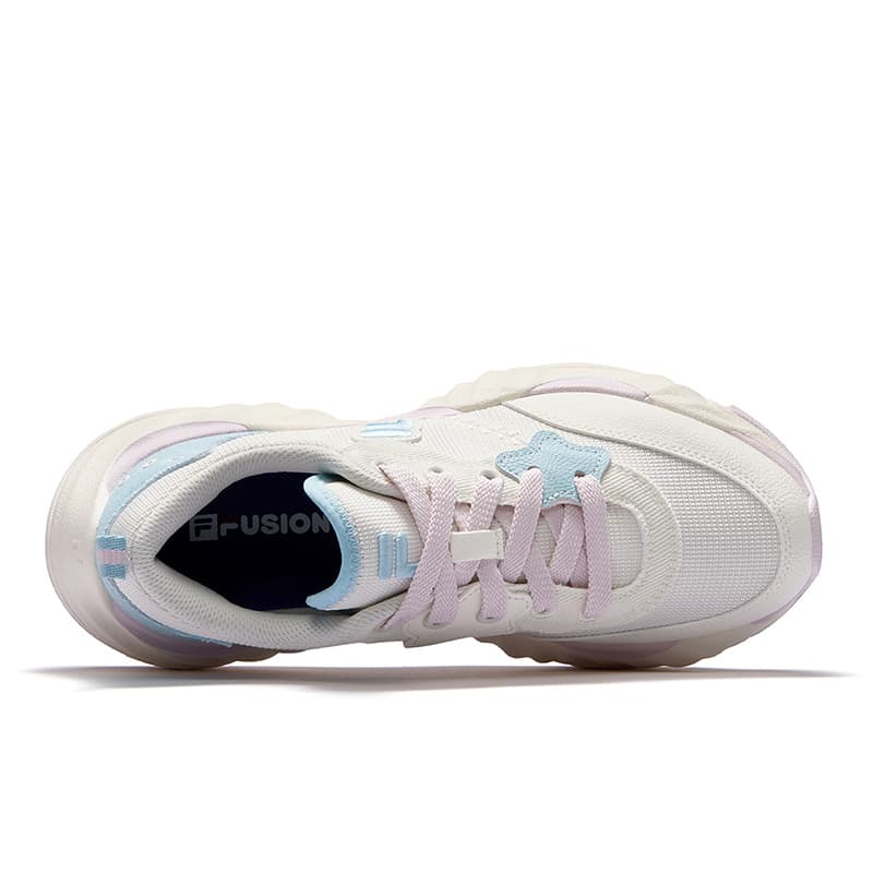 Кроссовки FILA FUSION Starfish 2 Low Top Повседневная Обувь Женская Снежно-Белый Розовый - изображение 3