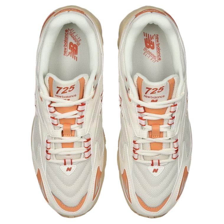 Кроссовки для бега New Balance NB 725 Износостойкие Низкие Беговые кроссовки Мужские Бежево-оранжевые - изображение 4