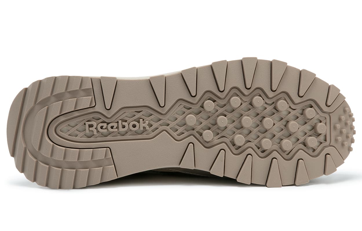 Кроссовки для бега REEBOK CL LEGACY W+ Низкие беговые кроссовки унисекс бежево-зеленые - изображение 5
