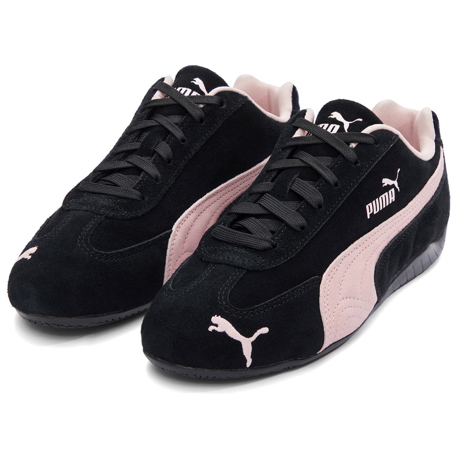 Кроссовки PUMA Speedcat Low Повседневная обувь унисекс Дымчатый розовый Черный - изображение 3