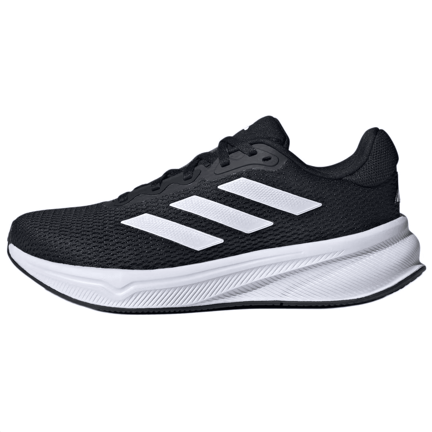 Кроссовки для бега Adidas Response 2,0 противоскользящие устойчивые к истиранию низкие повседневные беговые кроссовки женские черные - изображение 1