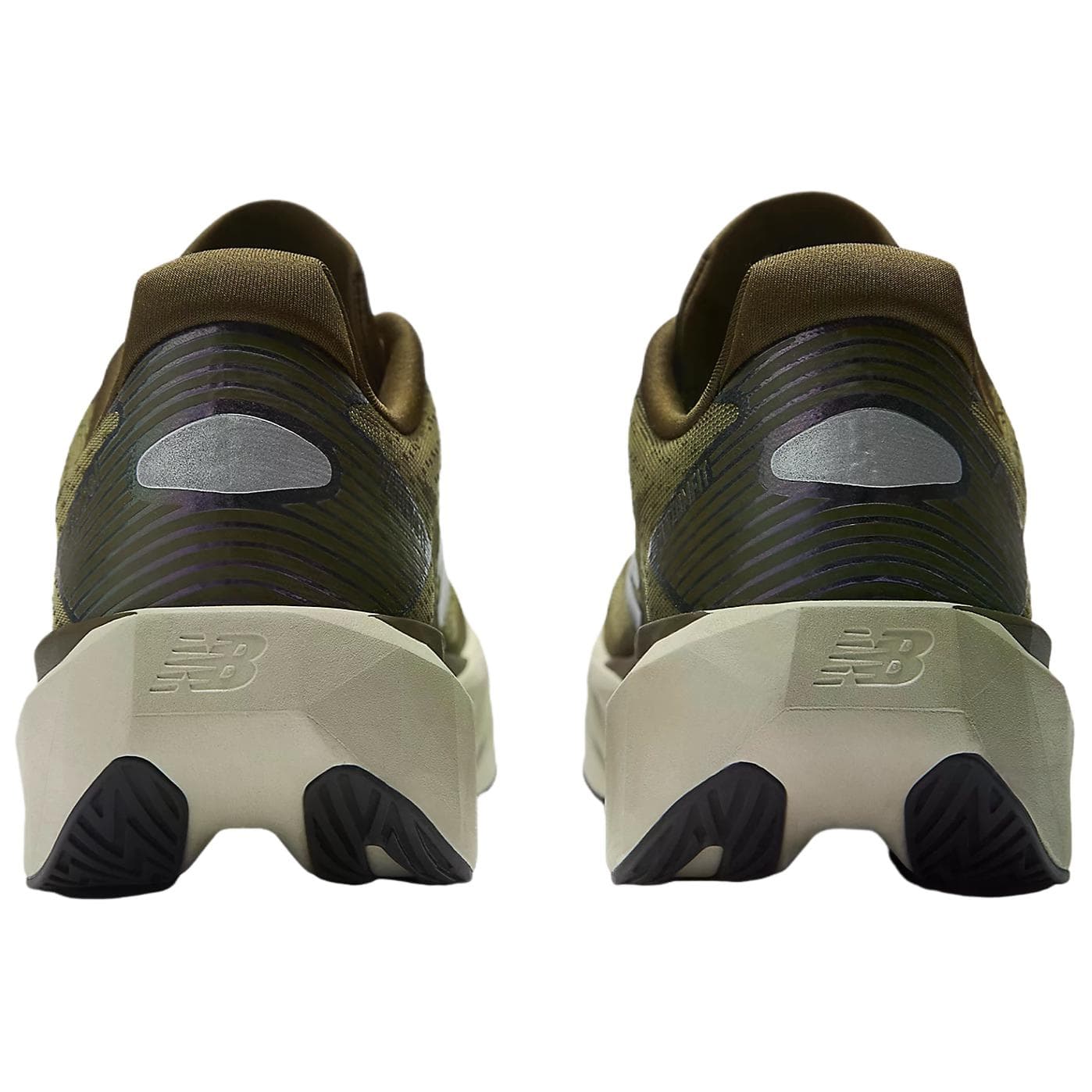 Кроссовки для бега New Balance FuelCell Rebel V5 Дышащие Беговые Кроссовки Мужские Темно-Зеленые - изображение 5