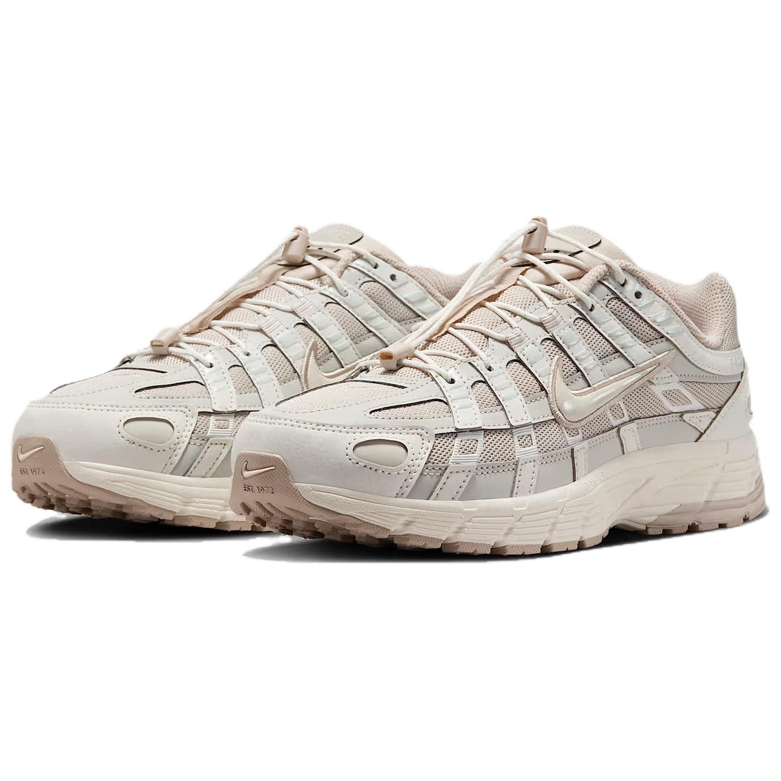 Кроссовки для бега NIKE P 6000 Дышащие Низкие Беговые Кроссовки Женские Бежевые - изображение 3