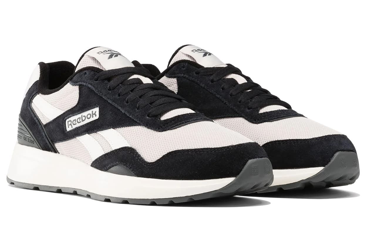 Кроссовки для бега REEBOK Low Топ Беговые кроссовки Унисекс Черный белый - изображение 2