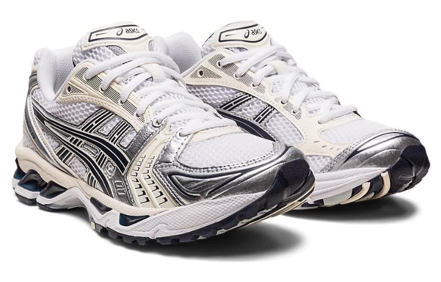 Кроссовки для бега Asics Gel-Kayano 14 White Black Silver - изображение 3