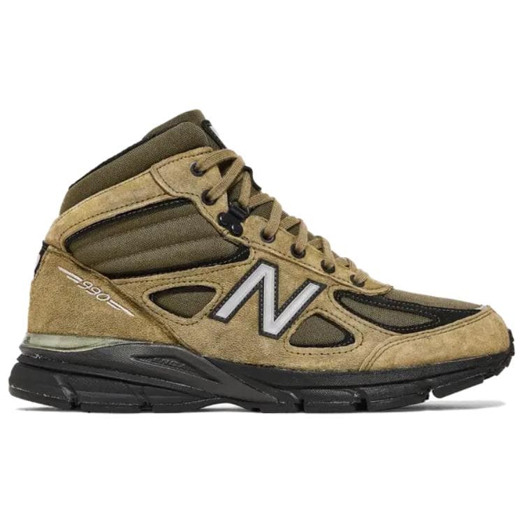 Кроссовки для бега New Balance NB 990 V4 High Топ Беговые кроссовки Мужские Коричневые - изображение 2