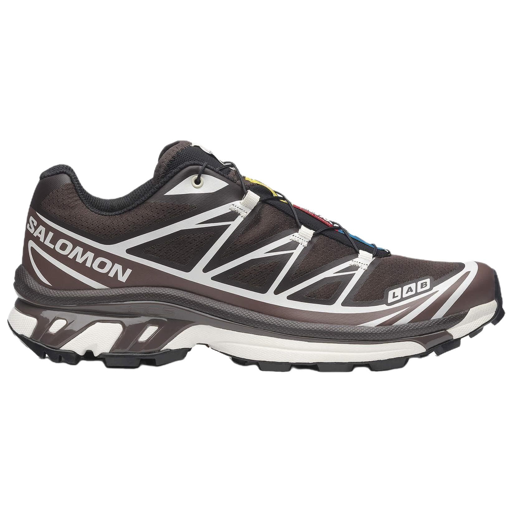 Кроссовки для бега Salomon XT 6 Дышащие Низкие Кроссовки для Бега Мужские Кофейно-Коричневые - изображение 2