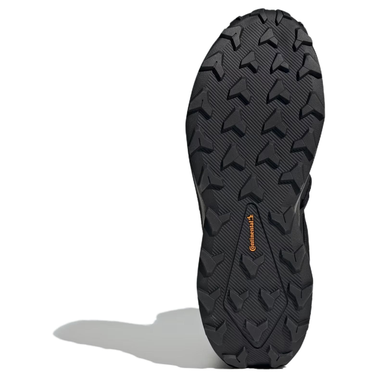 Ботинки уличные Adidas TERREX Зимний Устойчивый к абразиву Противоскользящий Средний Outdoor Унисекс Черный - изображение 5