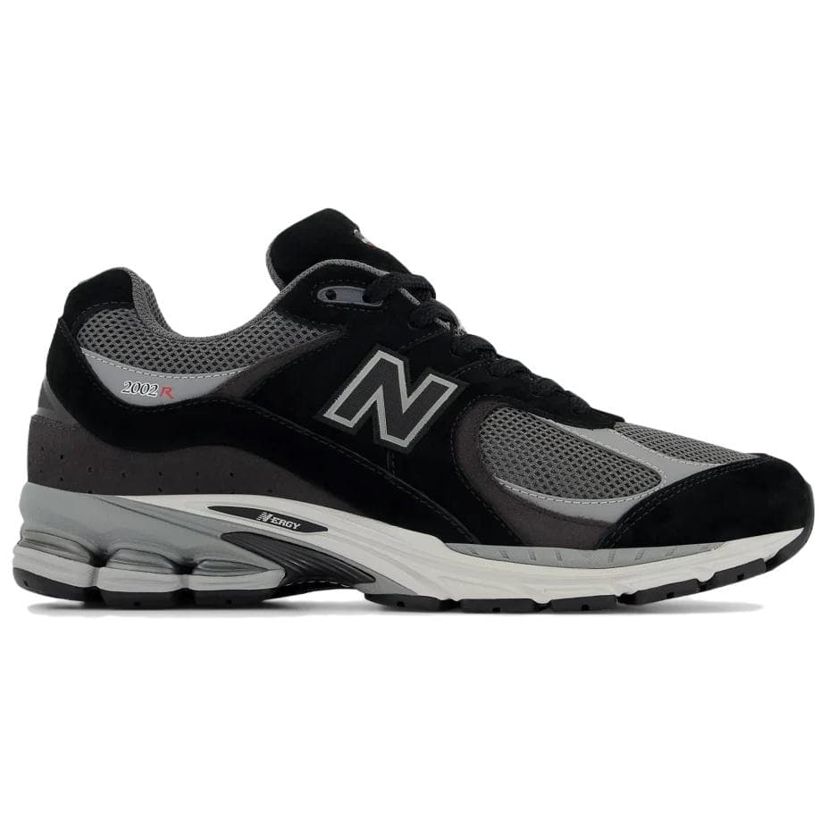 Кроссовки для бега New Balance NB 2002 Устойчивые к истиранию Низкие Повседневные Беговые Кроссовки Унисекс Черный Серый - изображение 2