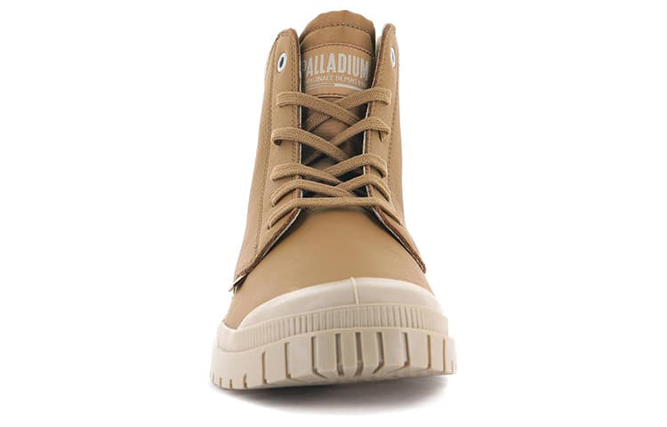Ботинки уличные Palladium Pampa Sp20 Cuff Leather Brown Khaki - изображение 4