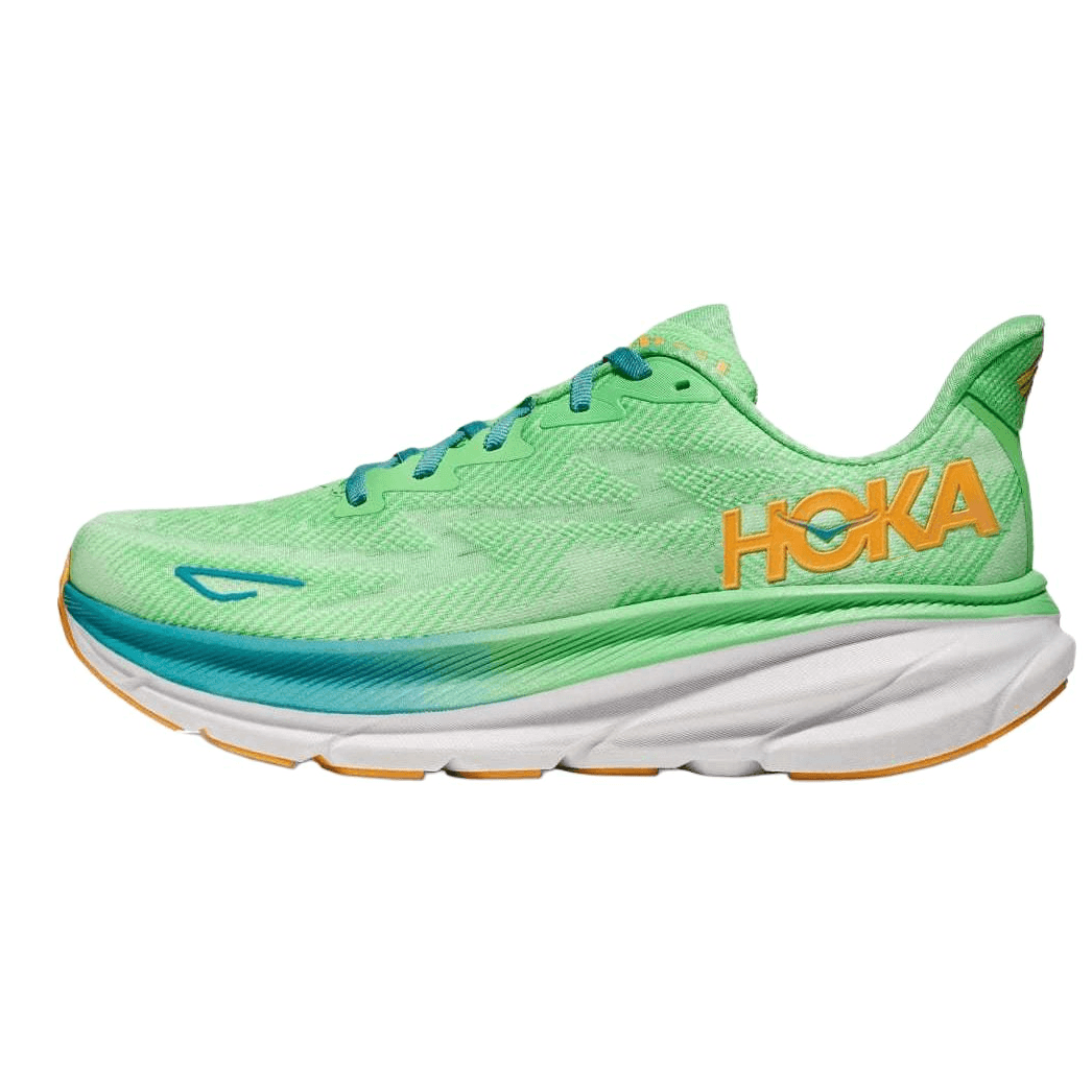 Кроссовки для бега HOKA ONE ONE Clifton 9 Удобный Амортизация Износостойкий Низкий Топ Повседневные Беговые Кроссовки Мужские Зеленые - изображение 1
