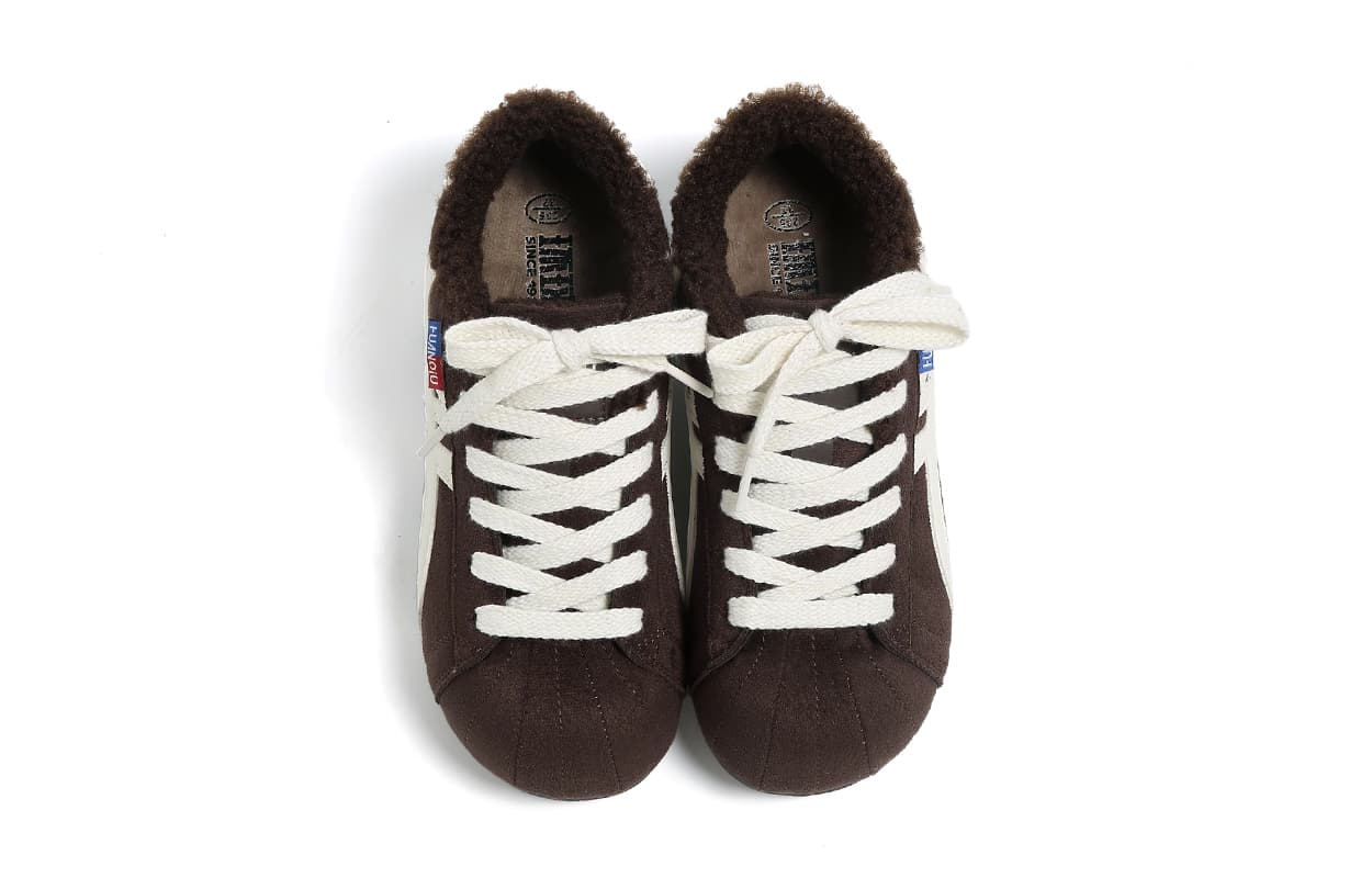Кроссовки HUANQIU Легкий Low Top Немецкие армейские кроссовки Женские Коричневый - изображение 5
