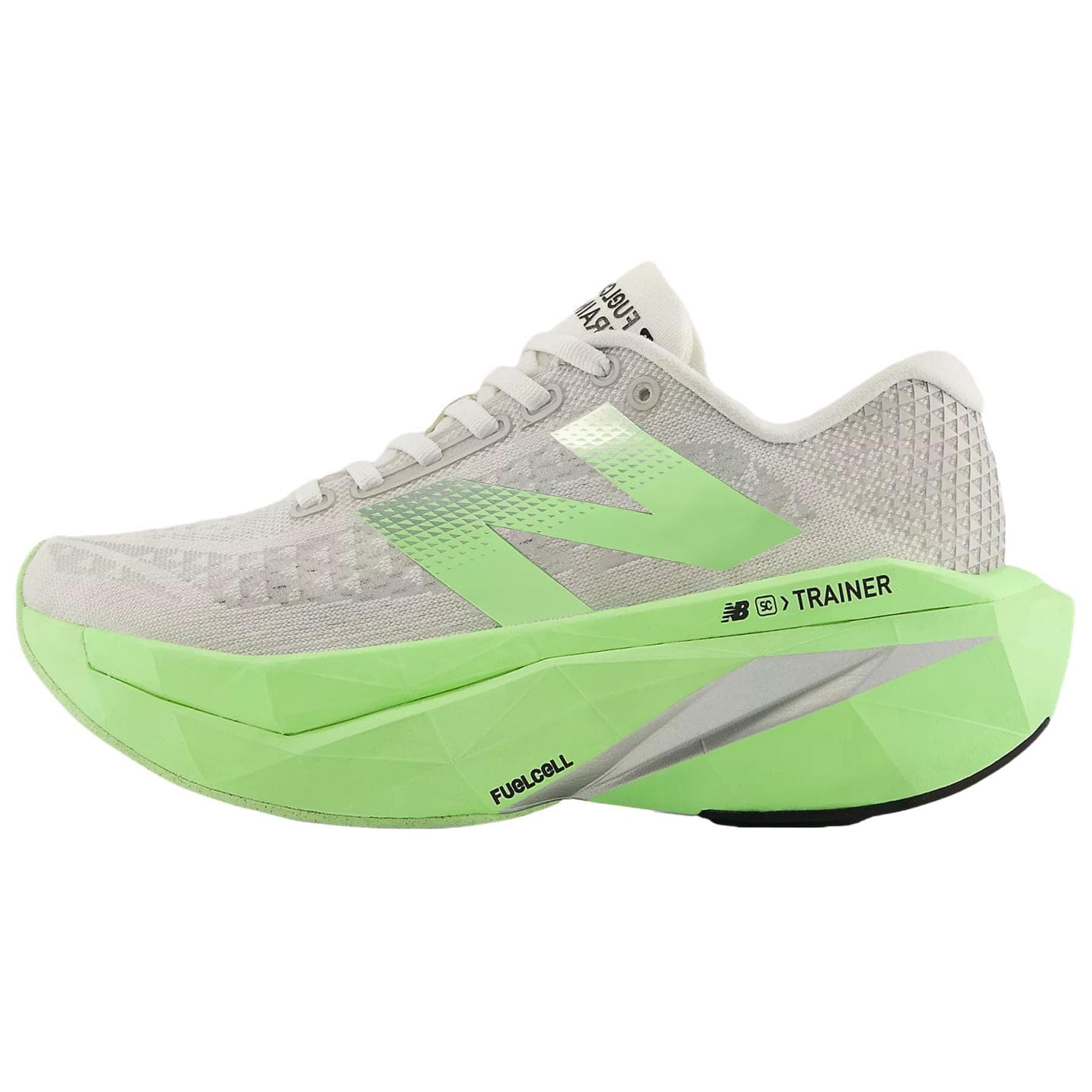 Кроссовки для бега New Balance NB FuelCell SuperComp Trainer V3 Дышащие Беговые Кроссовки Женские Серый Зеленый - изображение 1