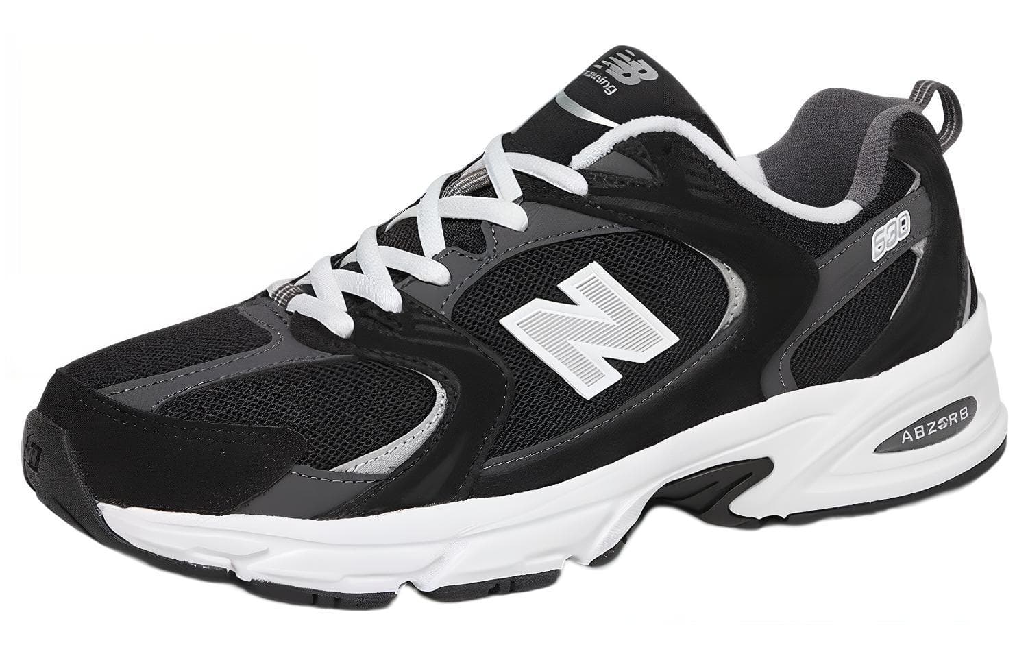 Кроссовки для бега New Balance 530 Black White - изображение 3