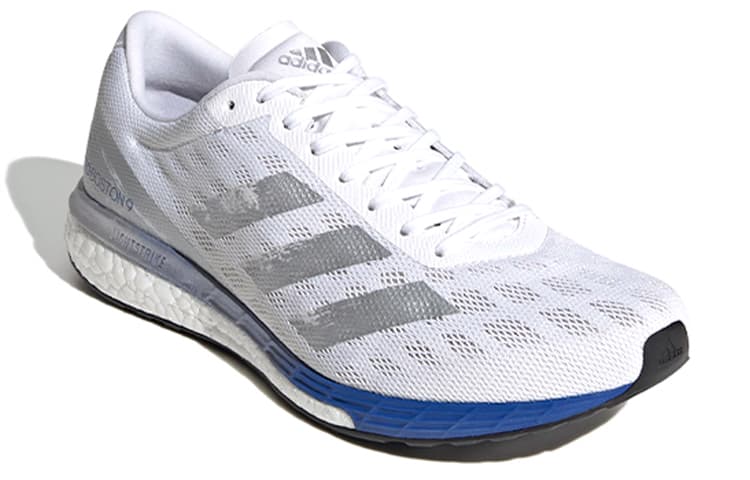 Кроссовки для бега adidas Boston 9 White Silver Blue - изображение 3