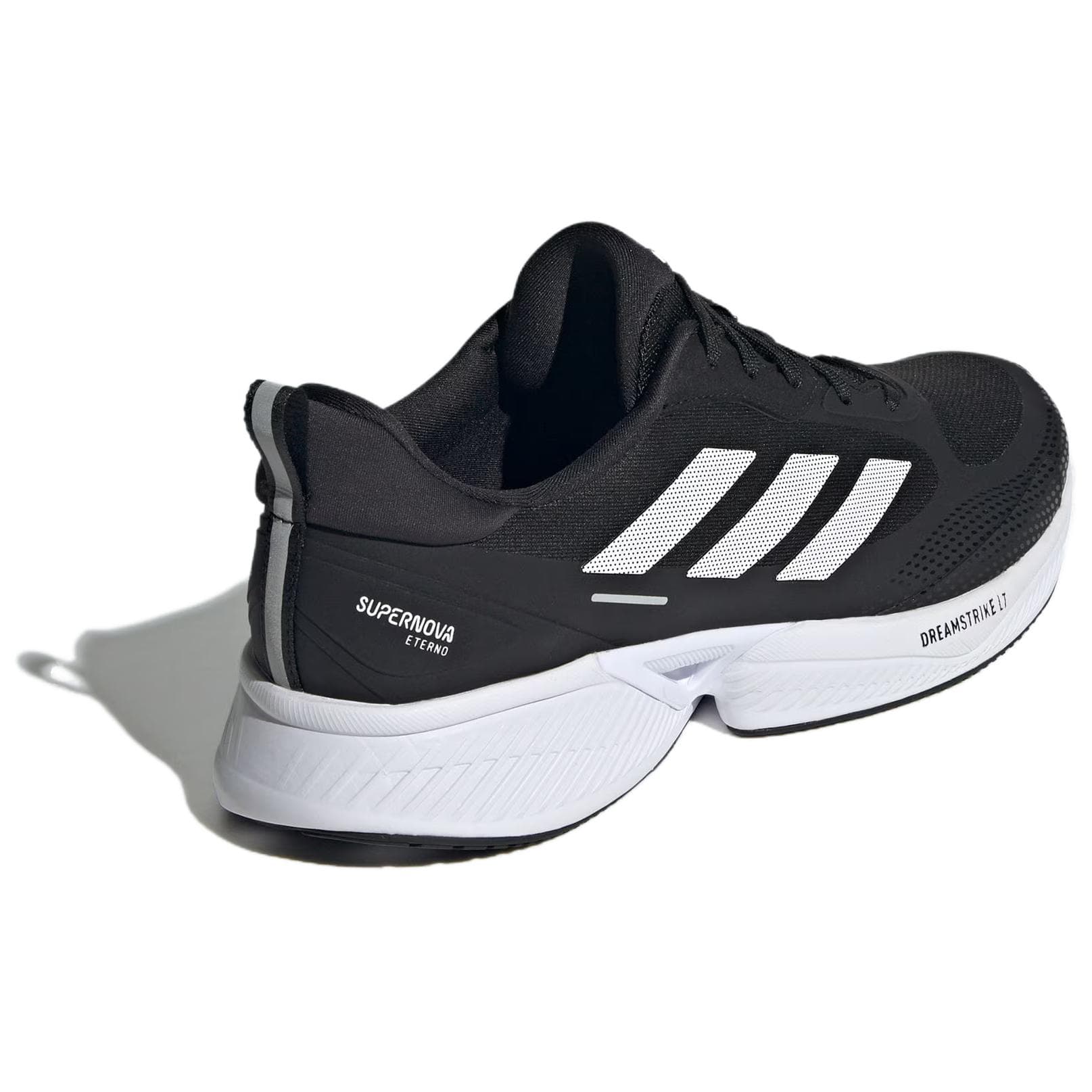 Кроссовки для бега Adidas Supernova Eterno Удобные противоскользящие низкие беговые кроссовки унисекс черно-белые - изображение 3