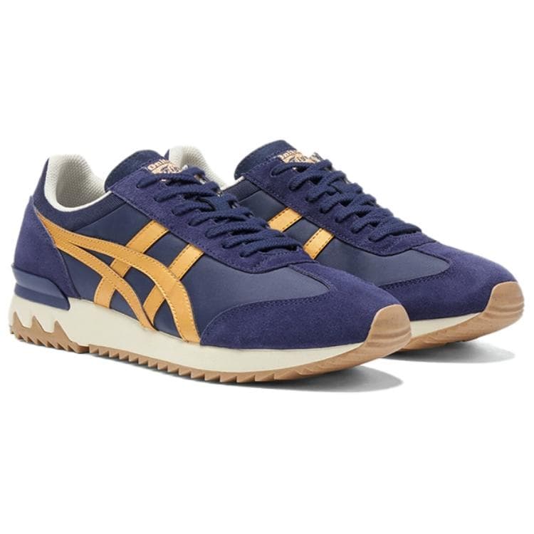 Кроссовки для бега Onitsuka Tiger California 78 EX противоскользящие устойчивые к истиранию низкие беговые кроссовки унисекс темно-синий - изображение 4