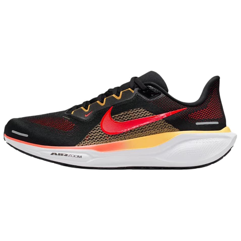 Кроссовки для бега Nike Pegasus 41 Дышащий Low Топ Беговые кроссовки Мужской Черно-красный - изображение 1