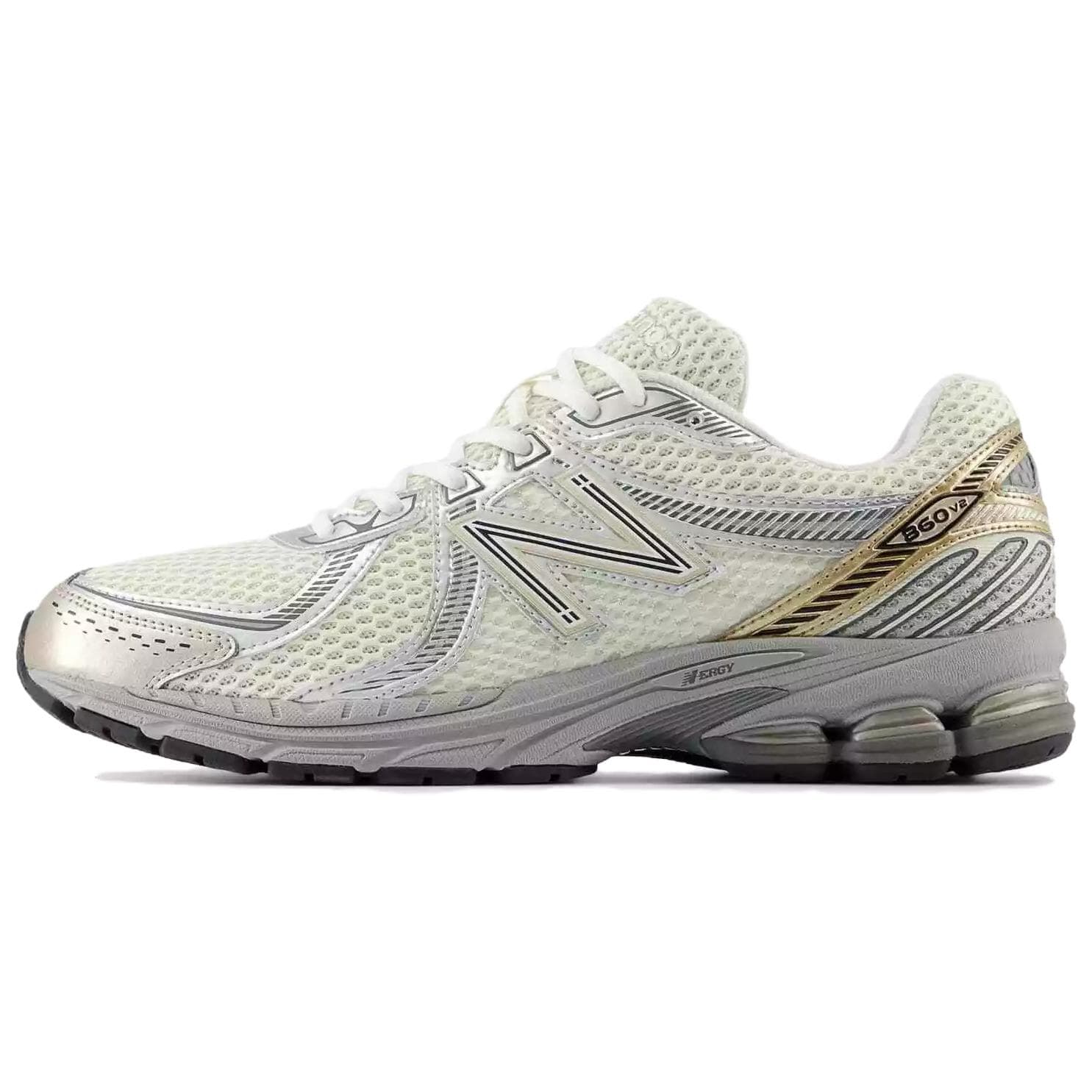 Кроссовки для бега New Balance 860 V2 Дышащий Низкий Топ Бег на длинные дистанции Спринт Беговые кроссовки Унисекс Серый Платина - изображение 1
