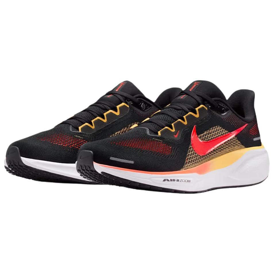Кроссовки для бега Nike Pegasus 41 Дышащий Low Топ Беговые кроссовки Мужской Черно-красный - изображение 3