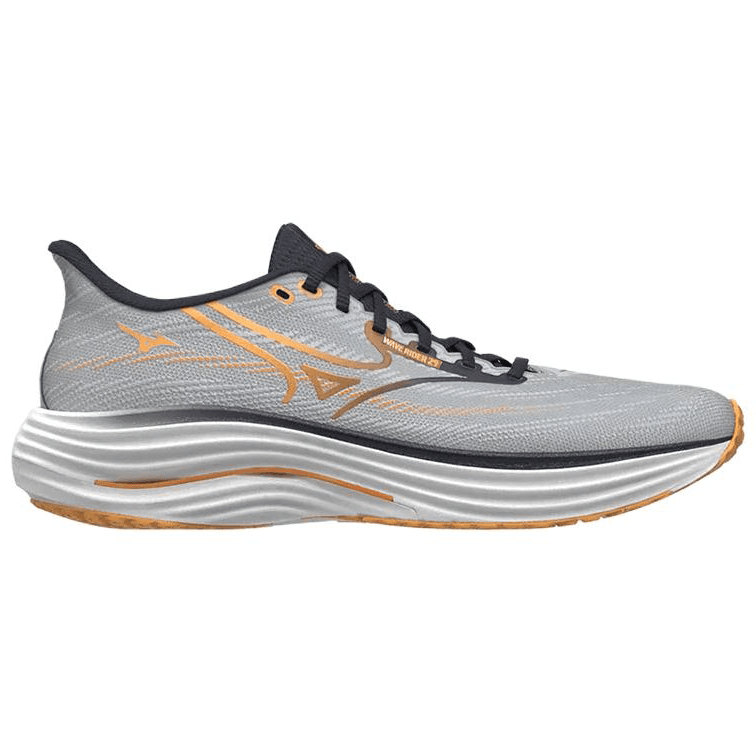 Кроссовки для бега Mizuno WAVE RIDER 29 Беговые кроссовки Мужские Серые - изображение 2